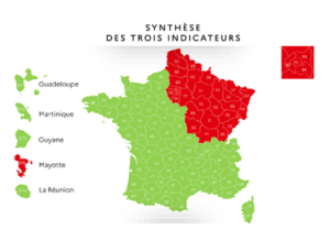 Etat de la propagation du COVID-19 en France